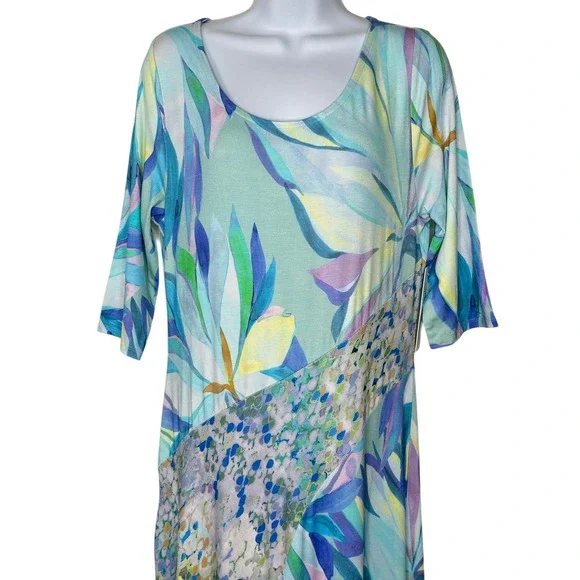 NEW Soft Surroundings Stella Maxi Dress MEDIUM 10 12 Coastal Resortwear Vacation - Picture 4 of 12